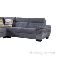 Kain Sudut Sofa Set Ruang Tamu Set Sofa